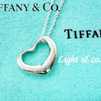 【Light & co.】專櫃真品已送洗 TIFFANY & CO  小Open Heart 項鍊 小愛心 心型 項鍊 經典款