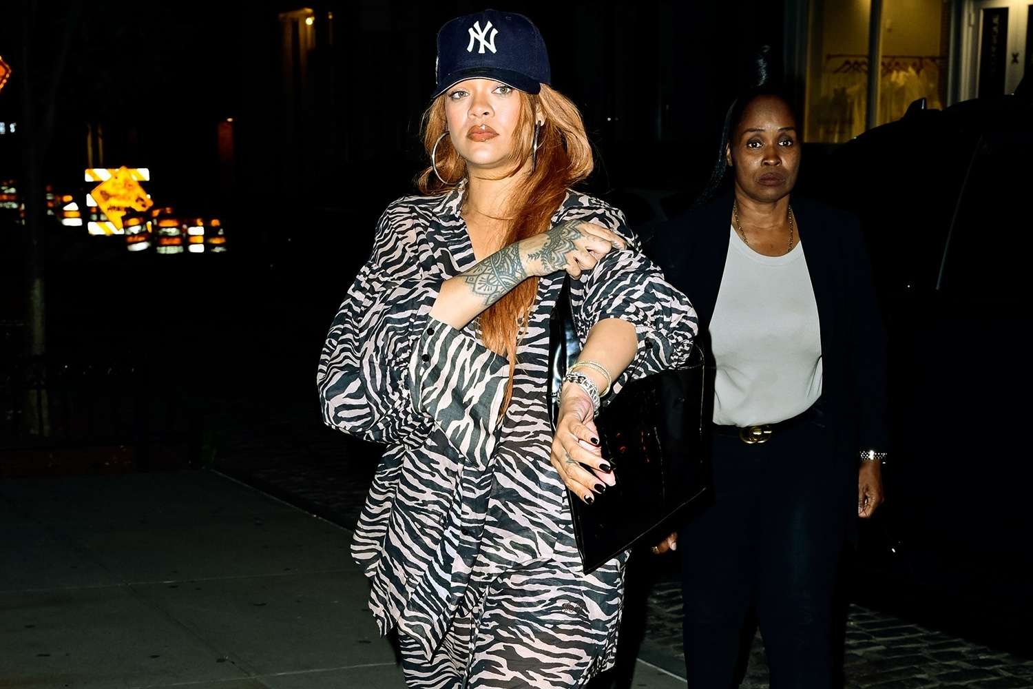 Rihanna Rocks Zebra Print for Date Night with A$AP Rocky in N.Y.C.