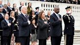 Biden honors fallen soldiers during Memorial Day ceremony at Arlington National Cemetery