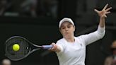 Ash Barty plays exhibition doubles match at Wimbledon but happy to stay retired