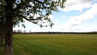 New changing pavilions at 'the Racecourse' in Paisley on the way