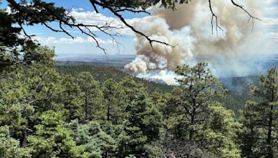 Oak Ridge Fire burning in southern Colorado grows to 1000+ acres, burns unchecked