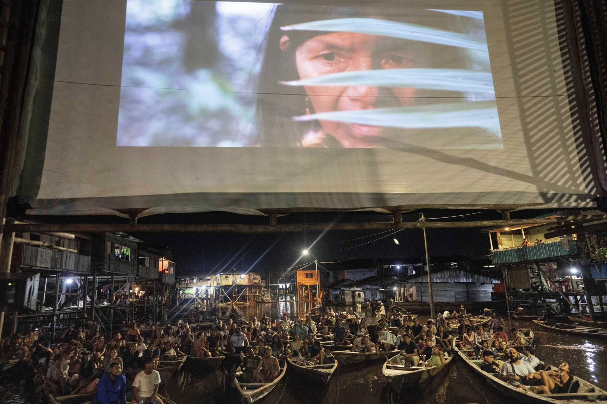 Poor neighborhood in Peru's Amazon region hosts film festival celebrating tropical forests