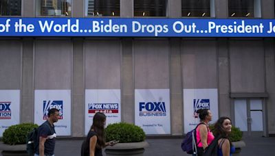 On a summer Sunday, Biden withdrew with a text statement. News outlets struggled for visuals