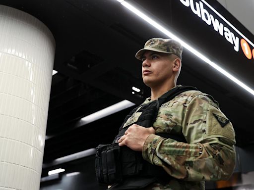 NYC subway crimes down by double digits, officials tout surge of National Guard & police into transit system