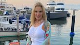 Ramona Singer Shines Bright in an Orange Cutout Zip-Up Swimsuit