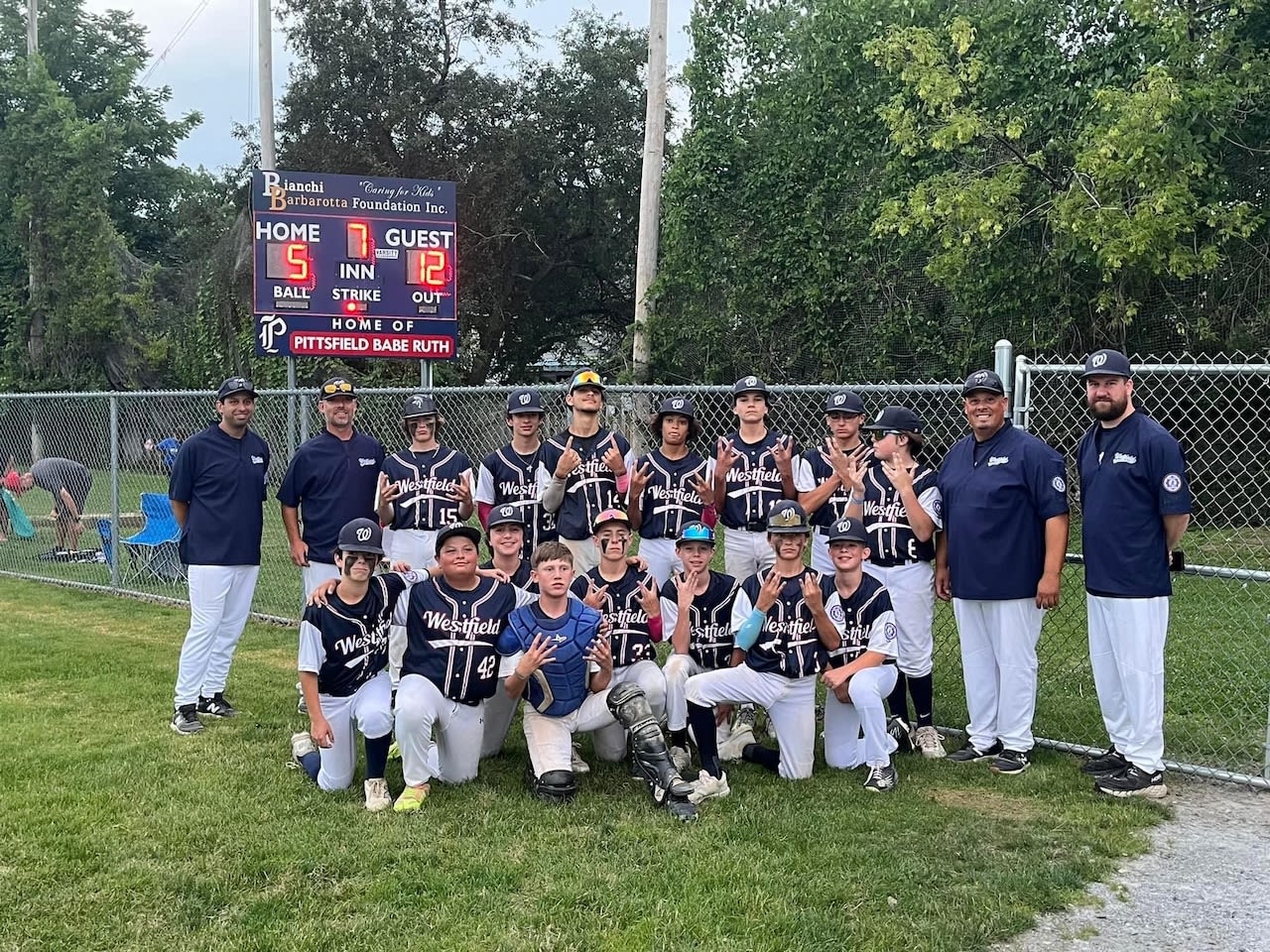 Westfield Babe Ruth 13-Year-Olds beat Pittsfield, win Western Massachusetts championship