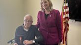 U.S. Rep. Ashley Hinson honors Waverly veteran with National Defense Service Ribbon