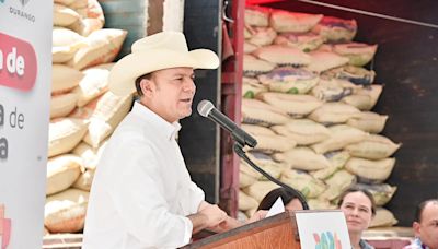 Reconocen productores de El Mezquital apoyo del gobernador al campo duranguense