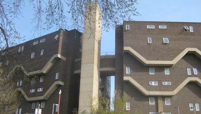 The 'prison-like' Brixton housing block part of London's failed 'mega-motorway' plan