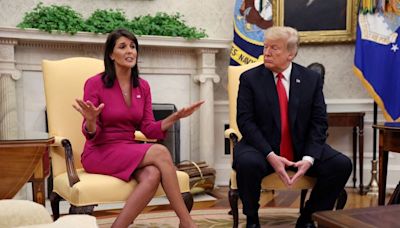 Nikki Haley dice que votará por Donald Trump - La Tercera