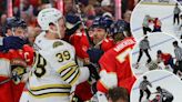 Bruins-Panthers Game 2 ends in violence as David Pastrnak, Matthew Tkachuk fight during huge brawl: ‘Not afraid of him’