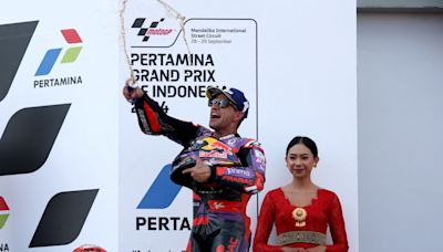 Indonesian Grand Prix 2024: Spain’s Jorge Martin wins MotoGP race to extend lead over Francesco Bagnaia | Mint