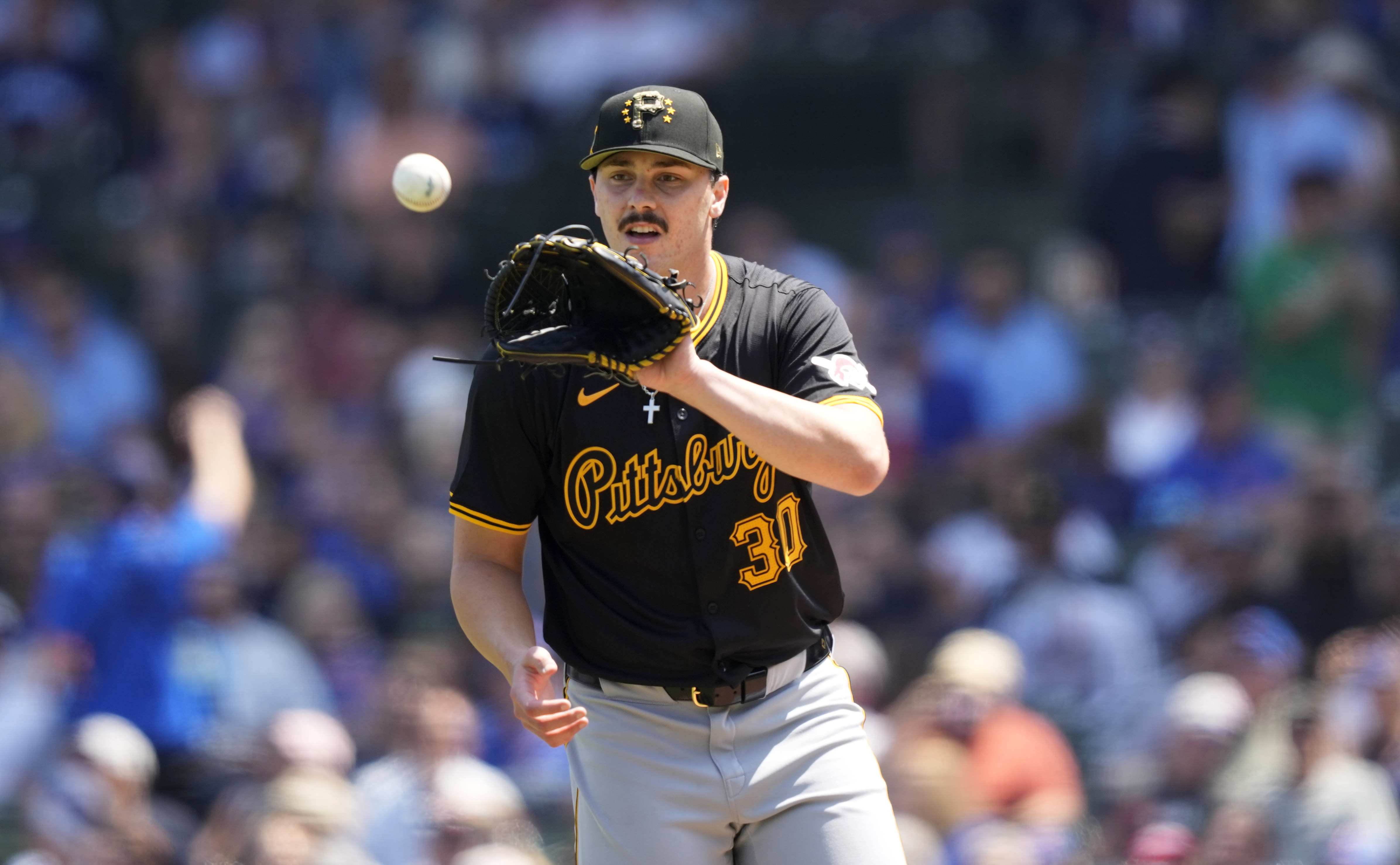 Pirates' Skenes pitches 6 no-hit innings before Morel singles for Cubs against reliever
