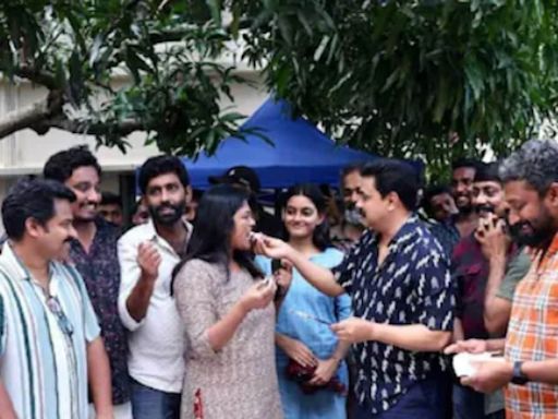 Dileep's Next Completes 65 Days Of Shoot. Crew Celebrates On The Sets - News18