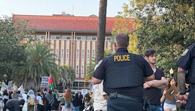 UF threatens pro-Palestinian student protesters with suspension, campus ban for 3 years