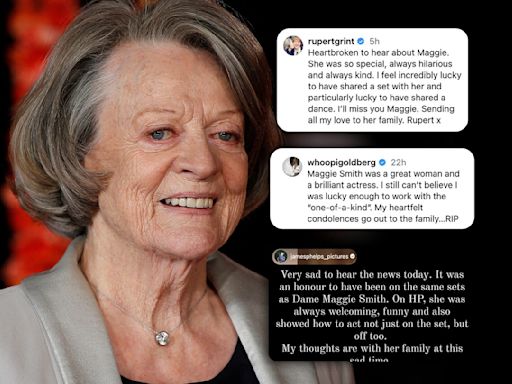 'A legend': 'Harry Potter' stars pay tribute to Maggie Smith