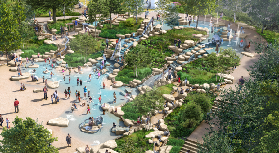 Junior League donates $2M for Water Play Cascades at EP