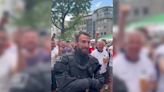 England fans serenade German police officer who looks like Gareth Southgate