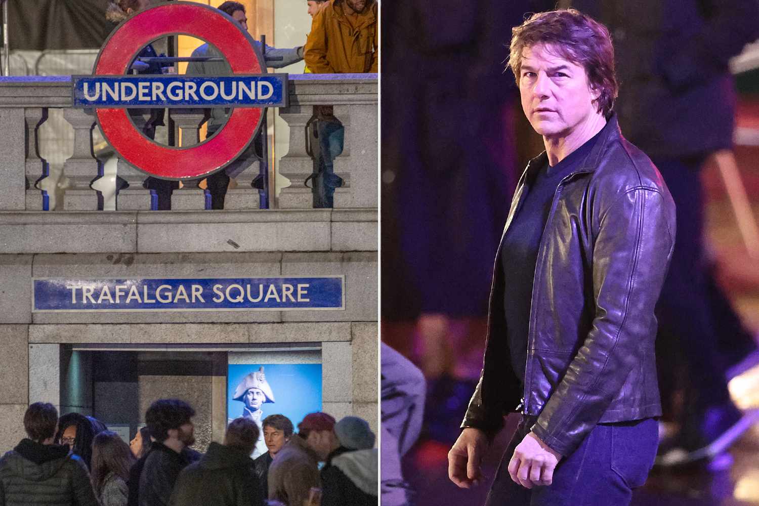 Tom Cruise Creates His Own ‘Trafalgar Square’ Tube Station Filming “Mission: Impossible” in London