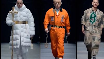 Desfile de moda con el Papa Francisco, Donald Trump, Elon Musk, Bezos y más celebrities