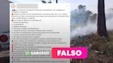 Falso que Protección Civil alertara a la población por ‘nubes sofocantes’