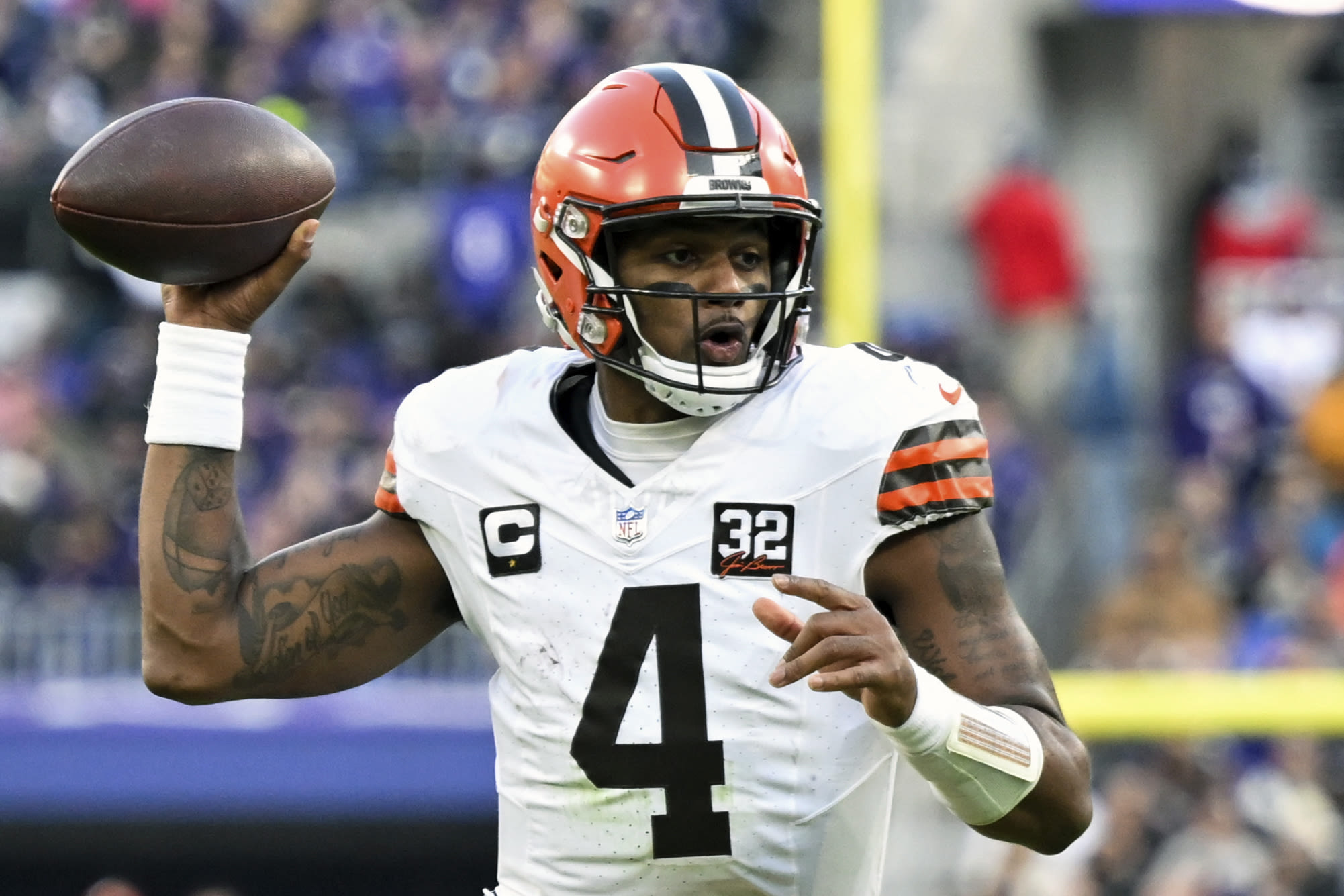 Cleveland Browns QB Deshaun Watson Endorses NFL Expansion to Saudi Arabia in a Tweet Critics Argue He Was Obviously...