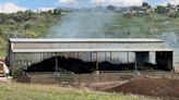 Riverdale barn continues to smolder after massive fire; juveniles charged