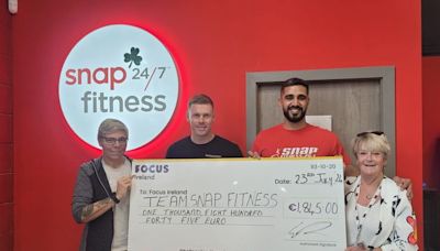 Sligo gym members raise over €3,000 for local charities