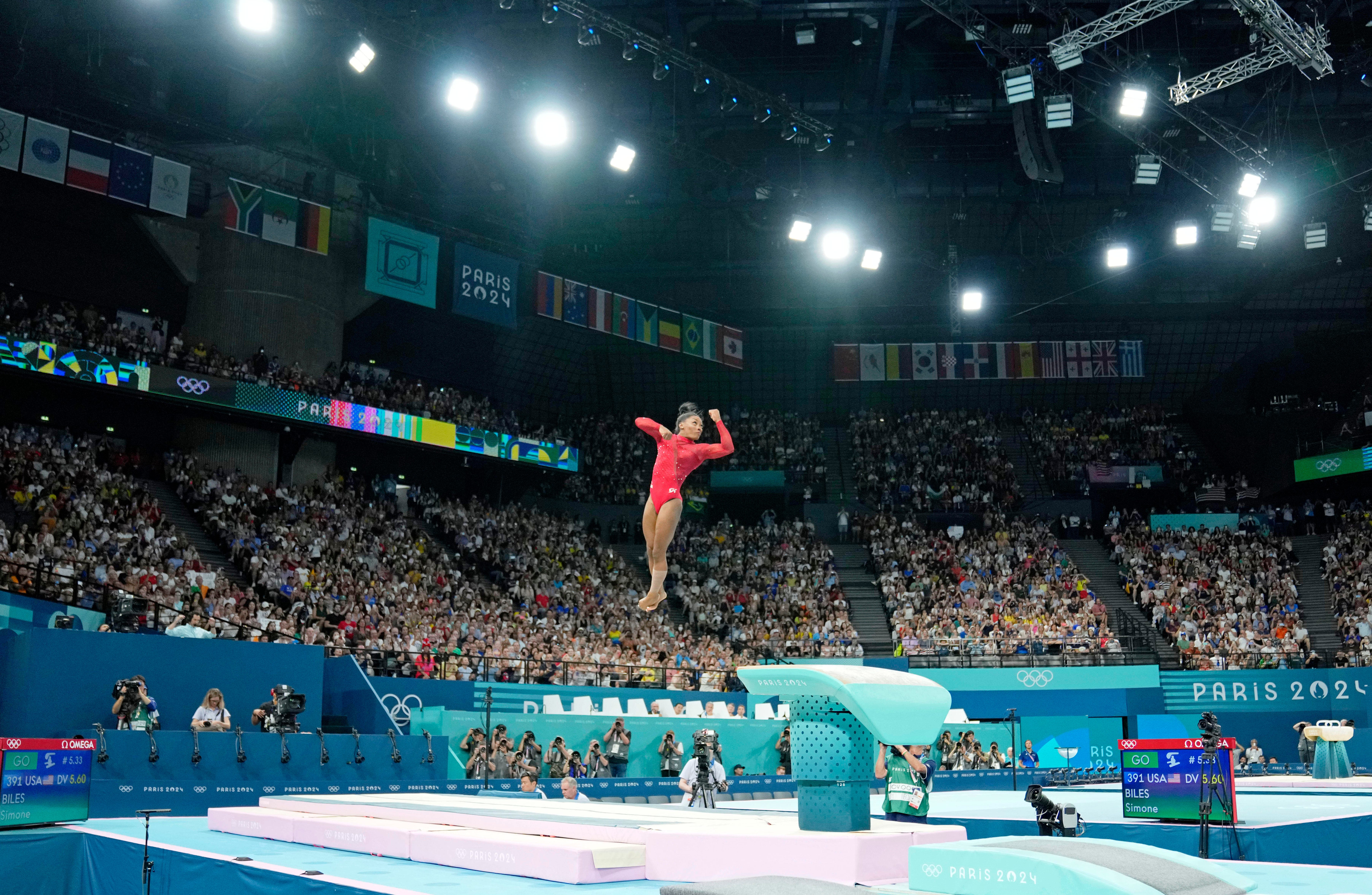 Simone Biles leaves the door open to compete at LA 2028: 'Never say never'