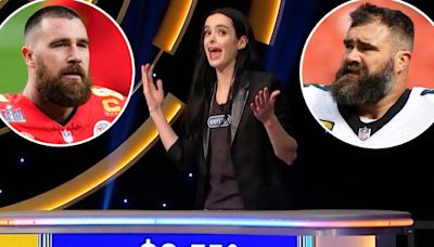 Krysten Ritter roasted for not knowing who Travis and Jason Kelce are on ‘Celebrity Wheel of Fortune’