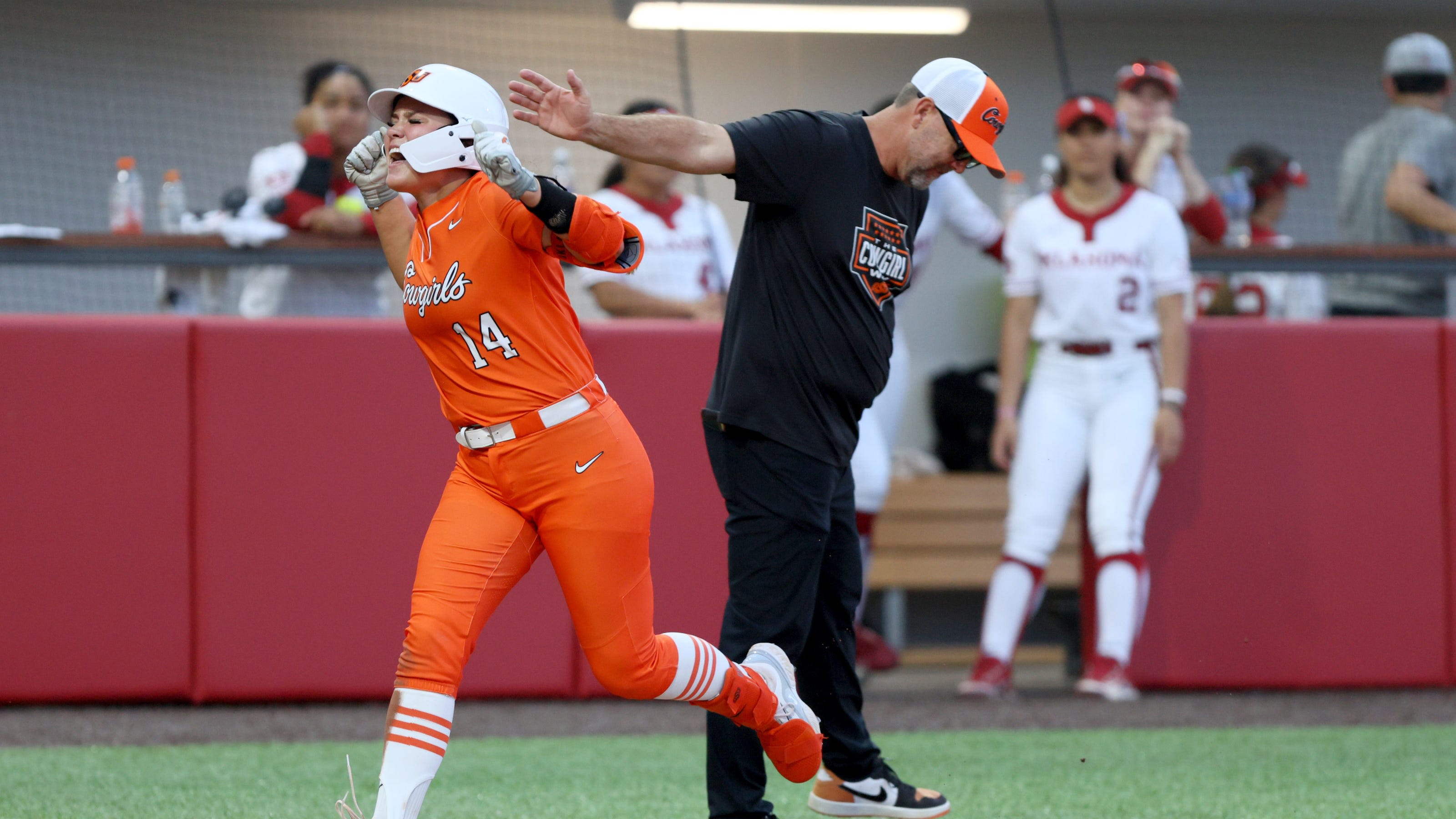 OU softball live score updates vs Oklahoma State in Game 3 of Bedlam Big 12 series