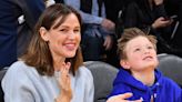 Jennifer Garner and Son Samuel Affleck Have a Slam Dunk Night Out at Lakers Game