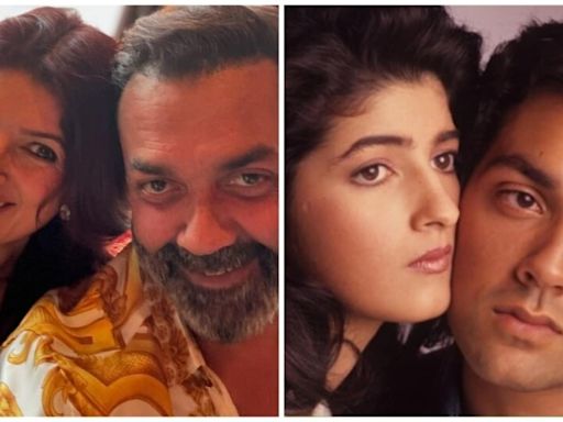 Twinkle Khanna 'thrilled to see Bobby Deol doing so well'; shares pics from their debut film Barsaat. See post