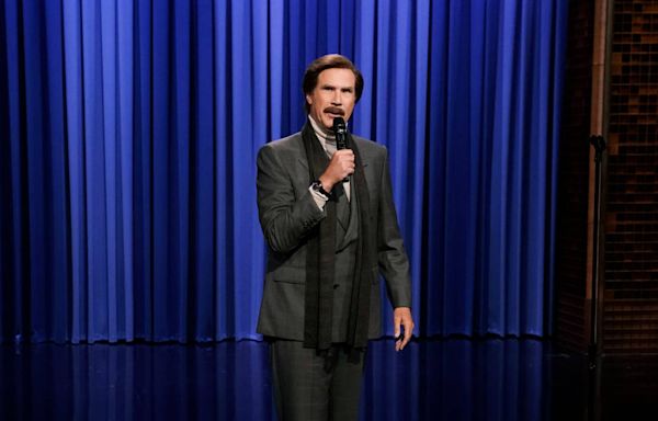 Will Ferrell Reprises Iconic ‘Anchorman’ Character for Tom Brady Roast