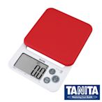 【TANITA】廚房矽膠微量電子料理秤&電子秤-2kg/0.1g-新款-紅色(KJ-212-RD)