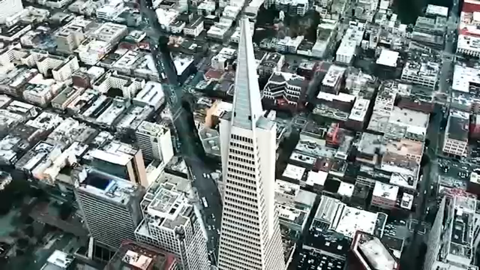 Transamerica Pyramid illuminated? Here's a look at ongoing renovations to iconic SF skyscraper