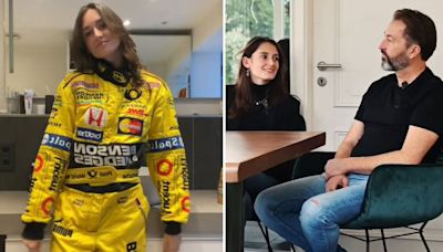 Nineties F1 star looks unrecognisable in viral TikTok with his daughter