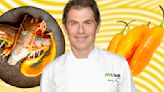 How Bobby Flay Adds Heat To Black Bass With Aji Amarillo - Exclusive