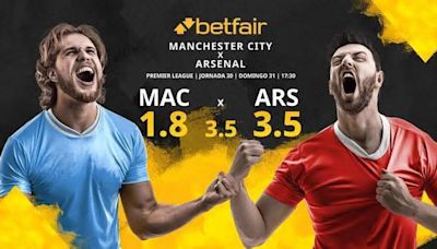 Manchester City vs. Arsenal FC: horario, TV, estadísticas, clasificación y pronósticos