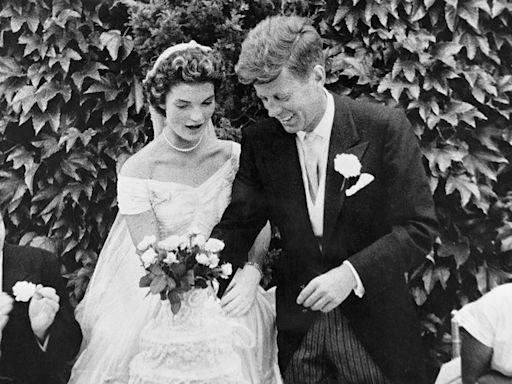 On this day in history, September 12, 1953, John F. Kennedy weds Jacqueline Bouvier in Newport, Rhode Island