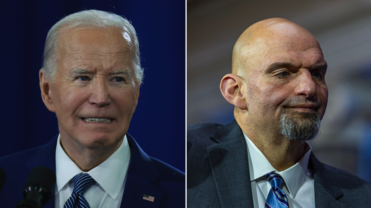 Fetterman emerges as fierce Biden defender, comparing post-stroke debate to Biden blunder