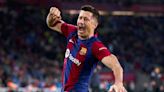 Barcelona 4-2 Valencia: Robert Lewandowski scores hat-trick