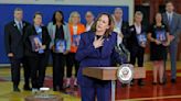 Kamala Harris tours bloodstained site of 2018 Parkland massacre