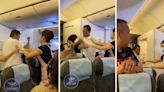 Dos pasajeros discutieron por un asiento de avión y se inició una feroz pelea a bordo