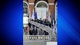 Gov. Baker walks out of Mass. State House, marking his final full day in office