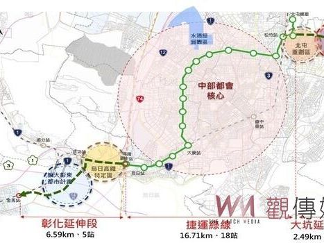 台中捷運綠線延伸向前邁進 啟動綜合規劃案採購作業 | 蕃新聞