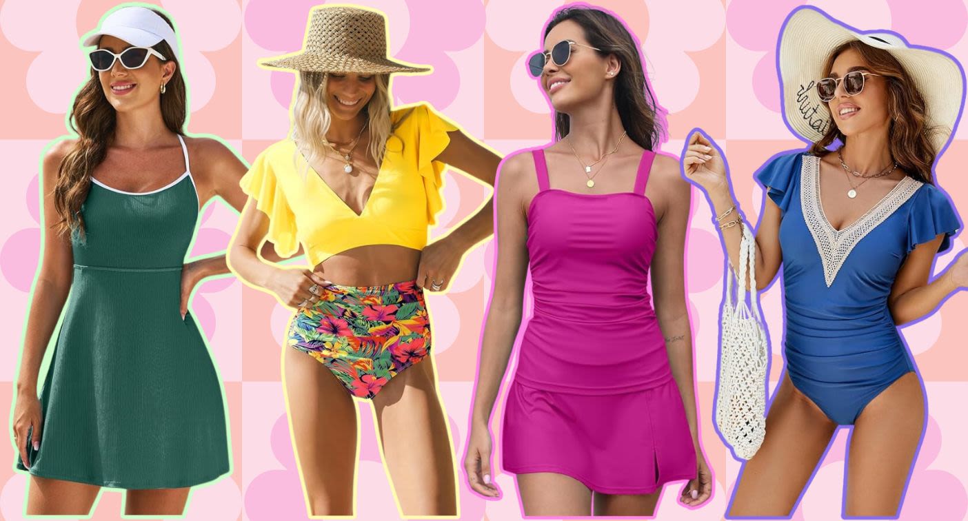 11 best modest bathing suits from Amazon Canada — one-pieces, tankinis and bikini swimsuits all under $50