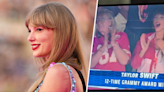 Taylor Swift attends Kansas City Chiefs game next to Travis Kelce’s mom