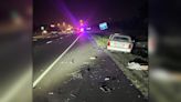 2 injured after driver careens into car parked on I-4 shoulder in Plant City: FHP